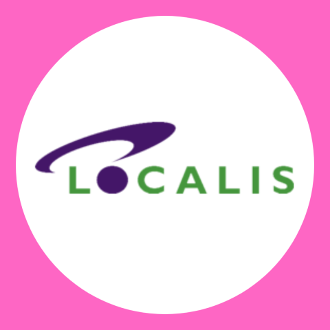 Localis logo in a pink square