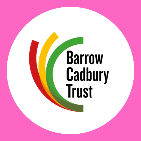 Barrow Cadbury Trust logo within a pink square