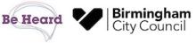 Be Heard Birmingham City Council logo