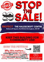 Stop the Sale campaign poster